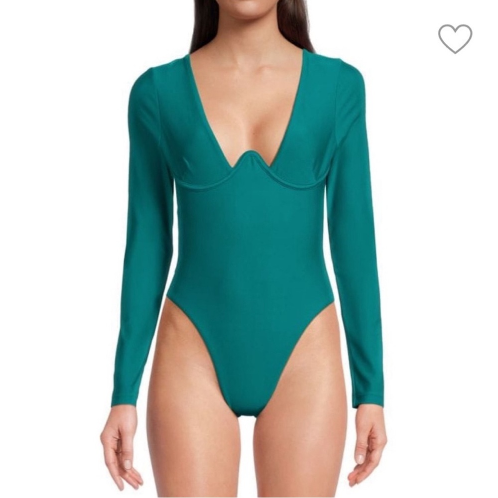 Andrea Iyamah one piece forest green xl